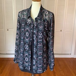 Modcloth Button Up & Cami